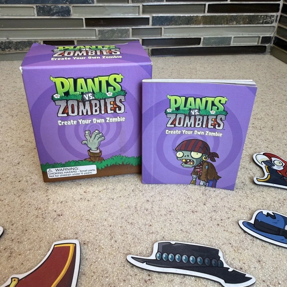 Plants vs Zombies Create Your Own Zombie Magnetic Kit Running Press Complete